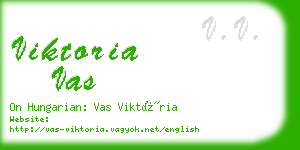 viktoria vas business card